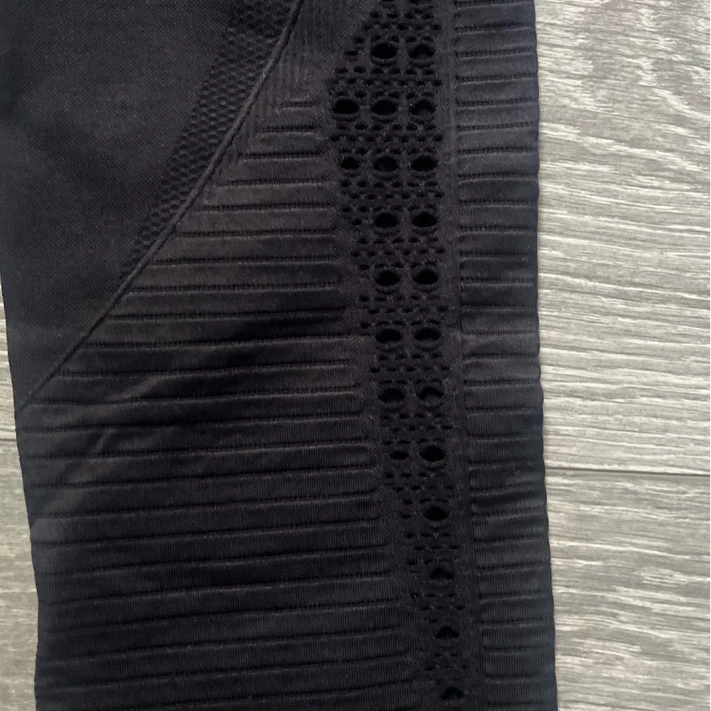 Gymshark Black Énergie Yoga Run Pilates Active Workout Exercise Leggings Size XS - Picture 2 of 7